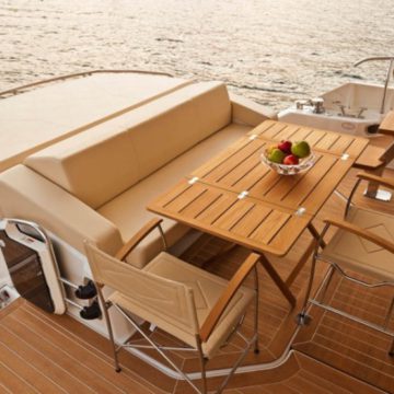 back deck - 54ft cranchi
