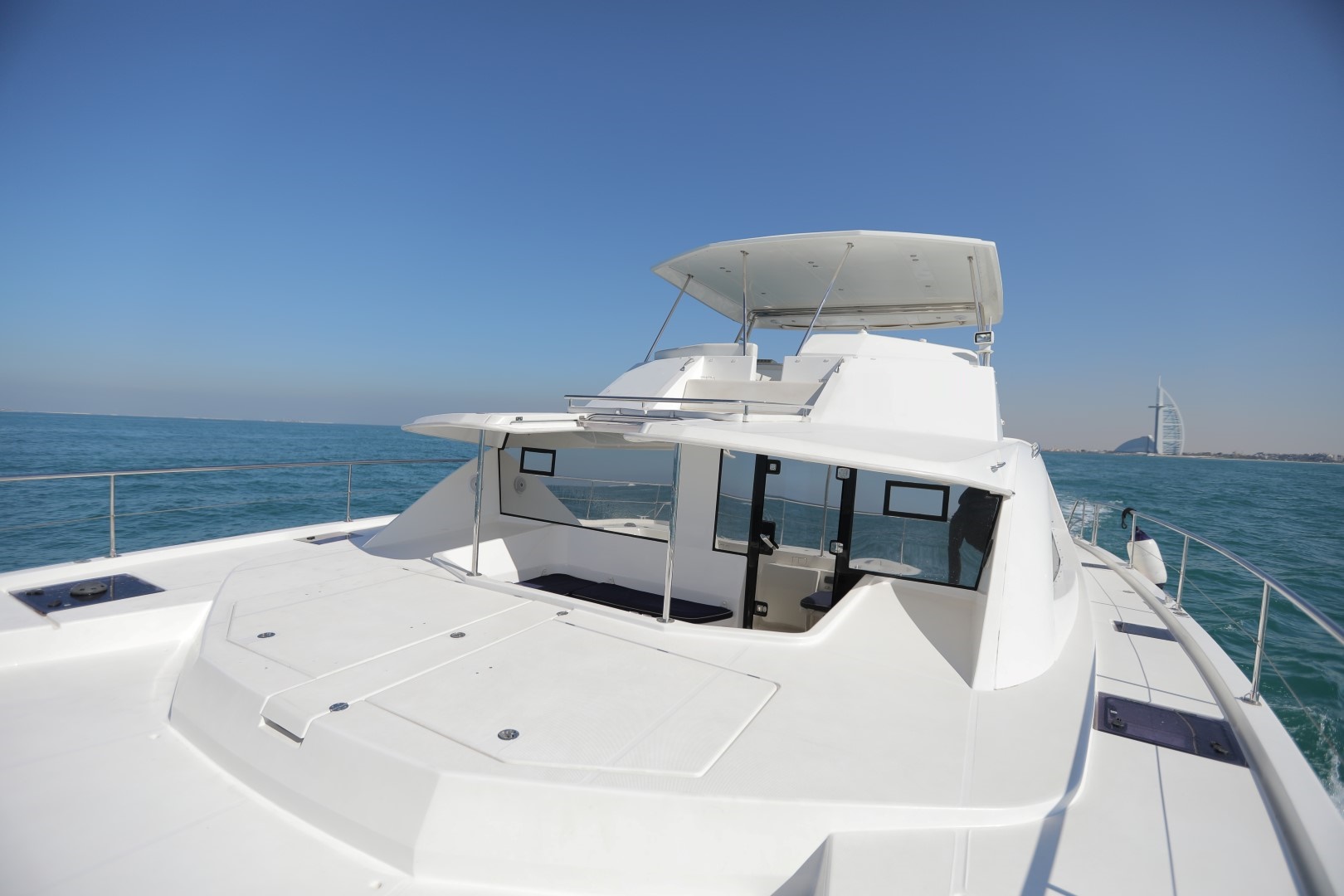 front deck - catamaran - yachts rental dubai