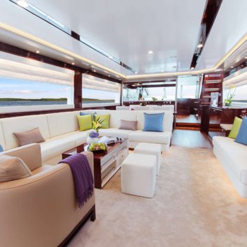 saloon - Aqua Motor Yacht - yacht for rent in dubai