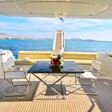 flybridge - lady a yacht - yachts rental dubai