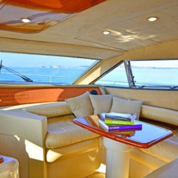 saloon - lady a yacht - yachts rental dubai