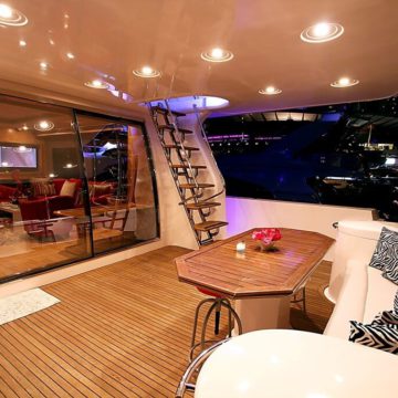 cabin - 62 ft White Luxury Ferretti Yachts Rental Dubai