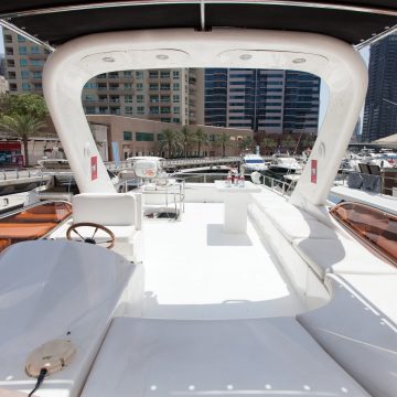 fly bridge - 70ft - dyretti yacht - yacht for rent in dubai